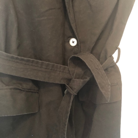 😎3/$10 Simply Vera Wang Long Sleeveless Trench Vest - Picture 8 of 11